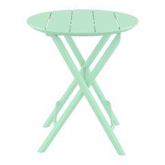 Helen Round Folding Bistro Table 24 inch Opaline