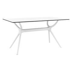 Air Rectangle Table 55 inch White