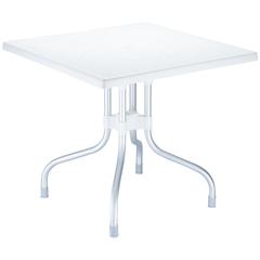 Forza Square Folding Table 31 inch White