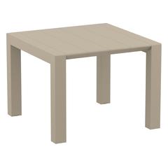 Vegas Dining Table 39 inch to 55 inch Extendable Table Taupe