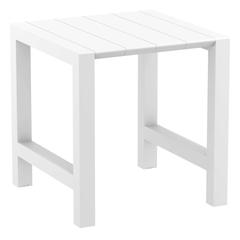 Vegas Bar Table 39 inch to 55 inch Extendable Table White