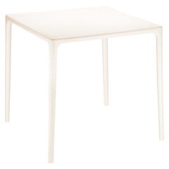 Mango Square Dining Table Beige 28 inch