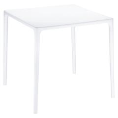 Mango Square Dining Table White 28 inch