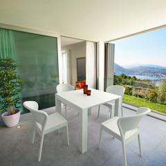 Daytona Extendable Dining Set 5 Piece White