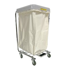 Reusable Nylon Hamper Bag - White