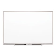 Quartet Classic Porcelain Whiteboard - 60" (5 ft) Width x 36" (3 ft) Height - White Porcelain Surface - Silver Aluminum Frame - Rectangle - Horizontal/Vertical - Magnetic - 1 Each - TAA Compliant