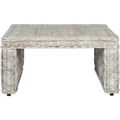 SHILA WICKER COFFEE TABLE