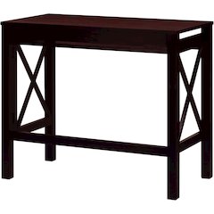 Montego Folding Desk with Pull-Out-Espresso