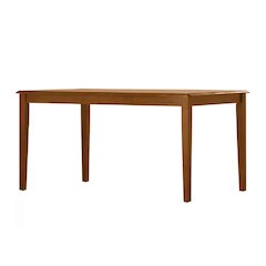 Shaker Rectangular Wood Dining Table - Walnut