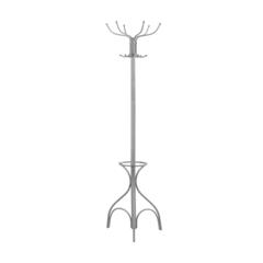 Coat Rack, Hall Tree, Free Standing, 12 Hooks, Entryway, 70H, Umbrella Holder