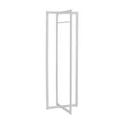Coat Rack, Hall Tree, Free Standing, Hanging Bar, Entryway, 72H, Bedroom, White