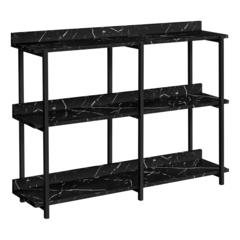 Accent Table, Console, Entryway, Narrow, Sofa, Living Room, Bedroom, Black