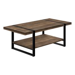 Coffee Table, Accent, Cocktail, Rectangular, Living Room, 48L, Brown Laminate