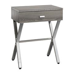 Accent Table, Side, End, Nightstand, Lamp, Storage Drawer, Living Room