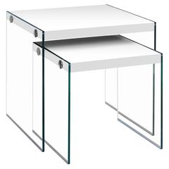 Nesting Table, Set Of 2, Side, End, Accent, Living Room, Bedroom