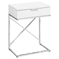 Accent Table, Side, End, Nightstand, Lamp, Storage Drawer, Living Room, Bedroom