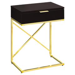 Accent Table, Side, End, Nightstand, Lamp, Storage Drawer, Living Room, Bedroom