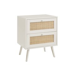 Accent Table,  Storage Drawer, White Laminate, Modern, Contemporary