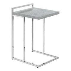 Accent Table, C-shaped, End, Side, Snack, Living Room, Bedroom