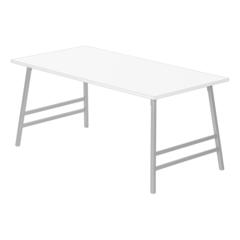 Coffee Table, Accent, Cocktail, Rectangular, Living Room, 40L, White Laminate
