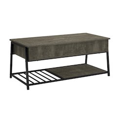 Coffee Table, 42L, Cocktail, Lift-top, Rectangular, Storage,Dark Bronze Laminate