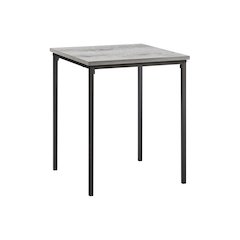 Accent Table, 22 H, Side Table, End, Small, Nightstand, Square, Grey Laminate