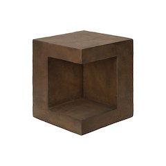 Accent Table, 25H, Side Table, Nightstand, End, Square, Walnut, Contemporary