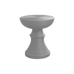 Accent Table, 25H, Side Table, End, Nightstand, Round, Grey, Contemporary