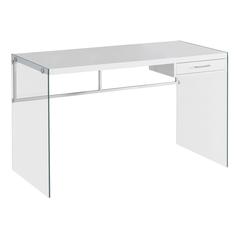 Computer Desk, Home Office, Laptop, Storage Drawers, 48L, Work