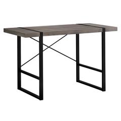 Computer Desk, Home Office, Laptop, 48L, Work, Brown Laminate, Black
