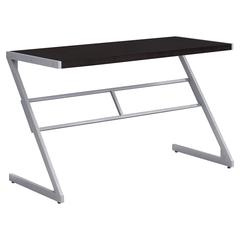 Computer Desk, Home Office, Laptop, 48L, Work, Brown Laminate, Grey