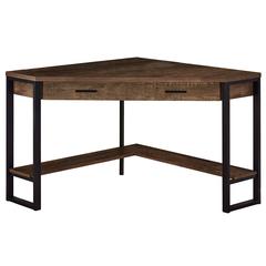 Computer Desk, Home Office, Corner, Storage Drawers, 42L, Work, Laptop