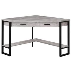 Computer Desk, Home Office, Corner, Storage Drawers, 42L, Work, Laptop