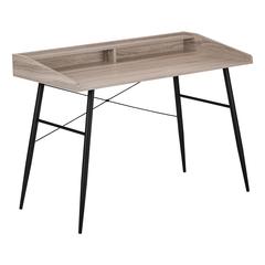 Computer Desk, Home Office, Laptop, Storage Shelves, 48l