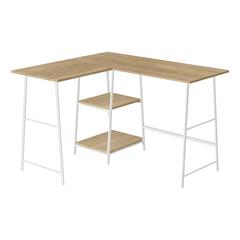 Computer Desk, Home Office, Corner, Storage Shelves, 48L, L Shape, Work