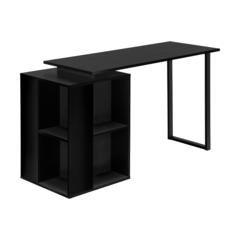 Computer Desk, Home Office, Left, Right Set-up, Storage Shelves, 55L, Work