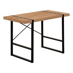 Computer Desk, Home Office, Laptop, 48L, Work, Brown Laminate, Black