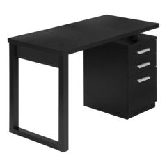 Computer Desk, Home Office, Laptop, Left, Right Set-up, Storage Drawers, 48L