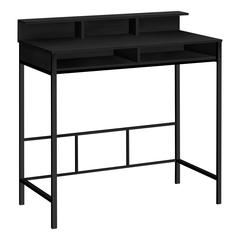 Computer Desk, Home Office, Standing, Storage Shelves, 48L, Work, Laptop