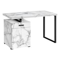 Computer Desk, Home Office, Laptop, Left, Right Set-up, Storage Drawers, 48L, W
