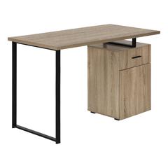 Computer Desk, Home Office, Laptop, Left, Right Set-up, Storage Drawers, 48L