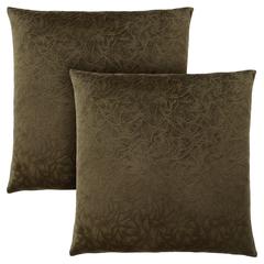 Pillows, Set Of 2, 18 X 18 Square, Insert Included, Decorative Throw, Accent