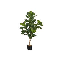 Artificial Plant, 47 Tall, Fiddle Tree, Indoor, Faux, Fake, Floor, Greenery