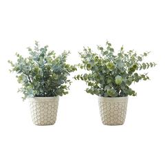 Artificial Plant, 13 Tall, Eucalyptus Grass, Indoor, Faux, Fake, Table