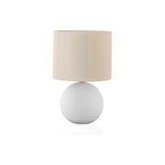 Lighting, 16"H, Table Lamp, Cream Shade, Cream Ceramic, Contemporary