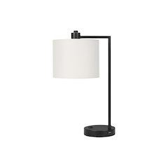 Lighting, 19H, Table Lamp, Usb Port Included, Black