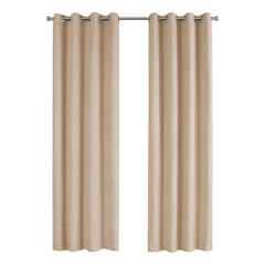 Curtain Panel, 2pcs Set, 54W X 84L, Room Darkening, Grommet, Living Room