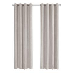 Curtain Panel, 2pcs Set, 54W X 95L, Room Darkening, Grommet, Living Room