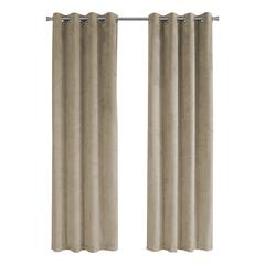 Curtain Panel, 2pcs Set, 54W X 84L, Room Darkening, Grommet, Living Room