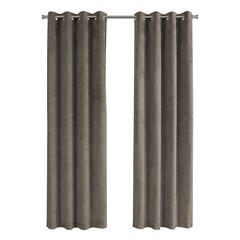 Curtain Panel, 2pcs Set, 54W X 84L, Room Darkening, Grommet, Living Room